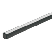 mirco s mount profile per meter c w endcaps micro sm 1m