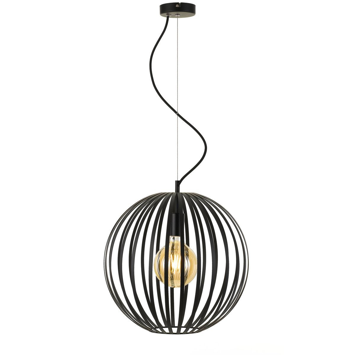 Midori 400mm Pendant Light in Black