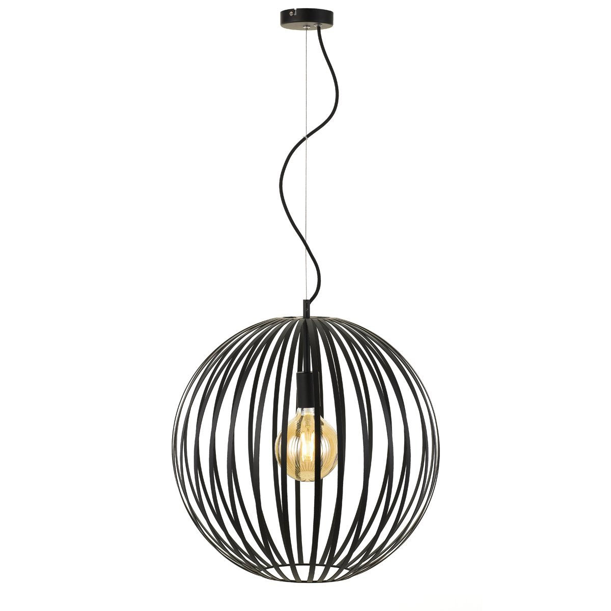 Midori 500mm Pendant Light in Black