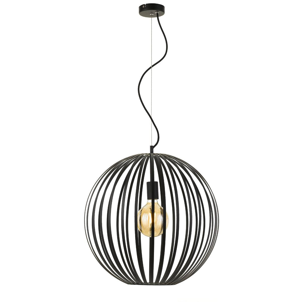 Midori 500mm Pendant Light in Black