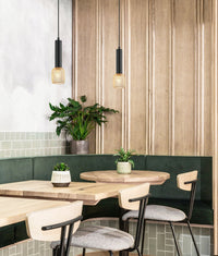 Thumbnail for MIKRO: Modern Karaoke Mic Shape Interior Cylinder & Mesh Pendant Lights