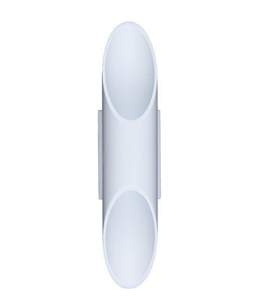 Milan 6 Watt LED Internal Tube Shaped Up and Down Wall Light in Matt White