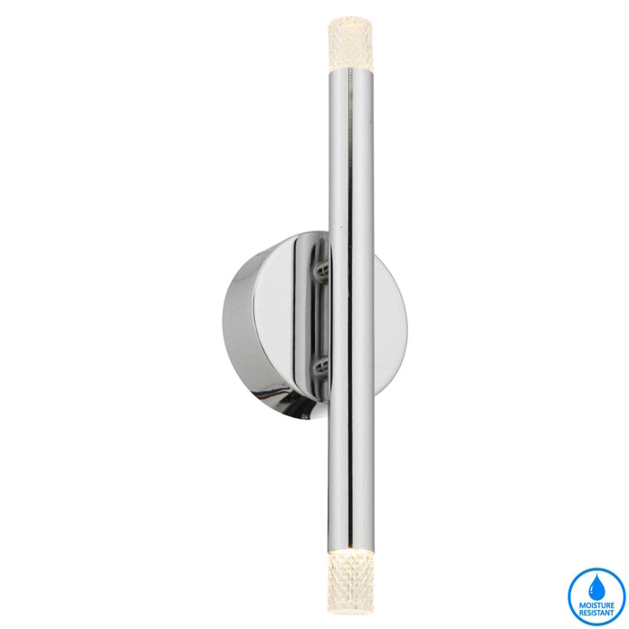 Milazo 2 Gold or Chrome 6W 3000K Wall Light