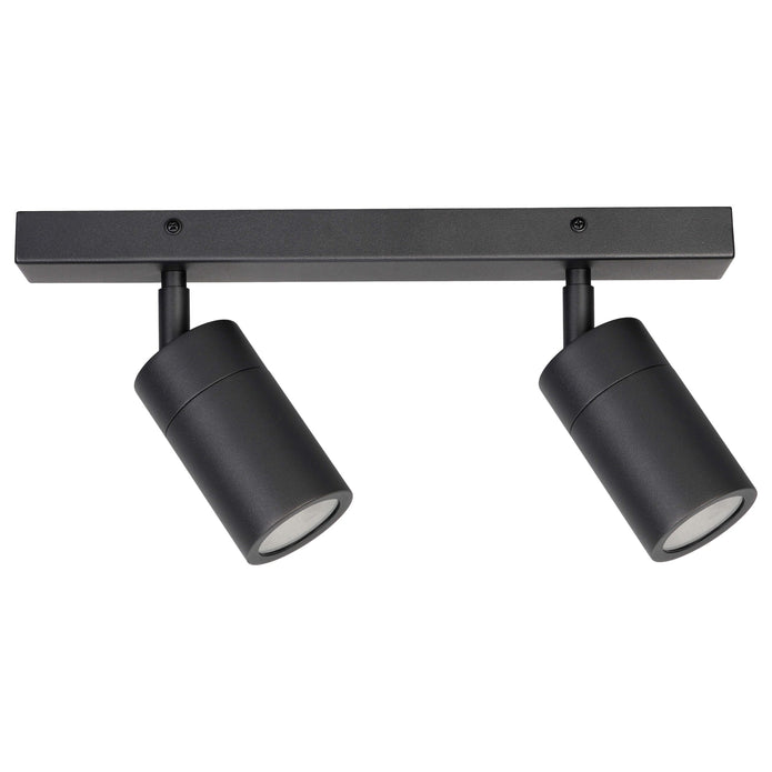 Crest 316 Stainless Steel 2LT GU10 Spot Light IP65 Matt Black