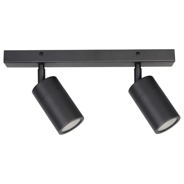 Crest 316 Stainless Steel 2LT GU10 Spot Light IP65 Matt Black