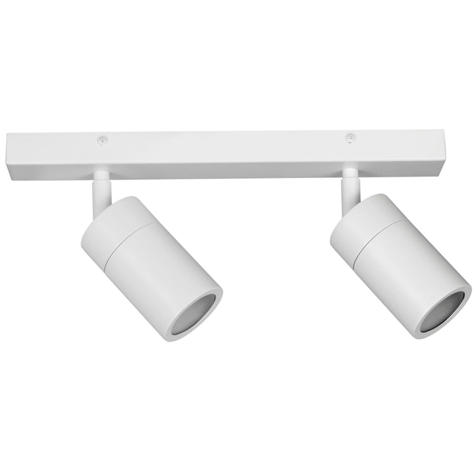 Crest 316 Stainless Steel 2LT GU10 Spot Light IP65 White