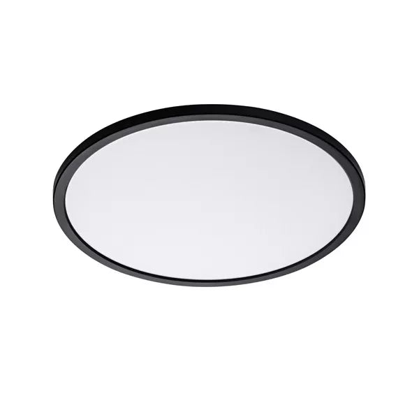 Fino 280mm LED Oyster Light 18w Tricolour Matt Black
