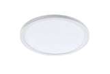 Fino 280mm LED Oyster Light 18w Tricolour White with Sensor