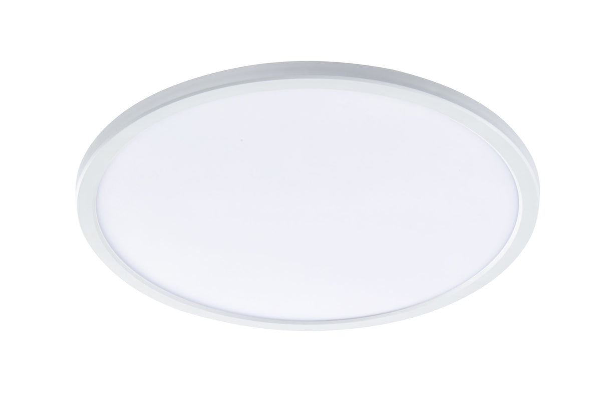 Fino 350mm LED Oyster Light 24w Tricolour Matt Black