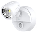 Bandit LED Flood Light Outdoor IP54 Single Spot 12W Tricolour Matt White
