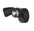 Bandit LED Flood Light Outdoor IP54 Double Spot 2 x 12W Tricolour Matt Black