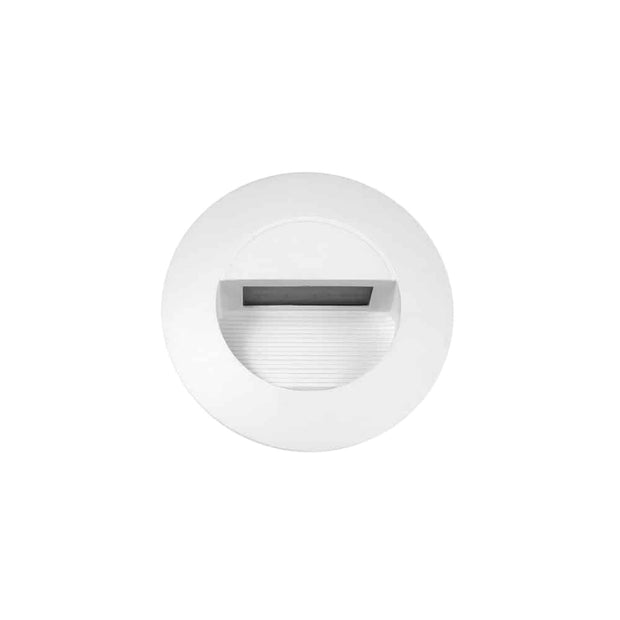 Circa 3W LED Tricolour IP54 Recessed Step Light White