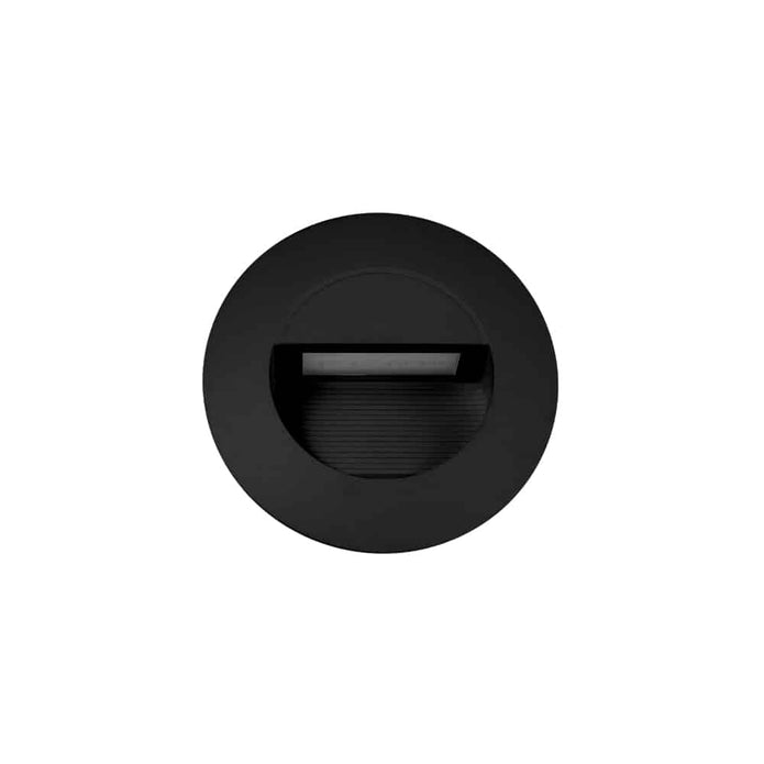 Circa 3W LED Tricolour IP54 Recessed Step Light Matt Black
