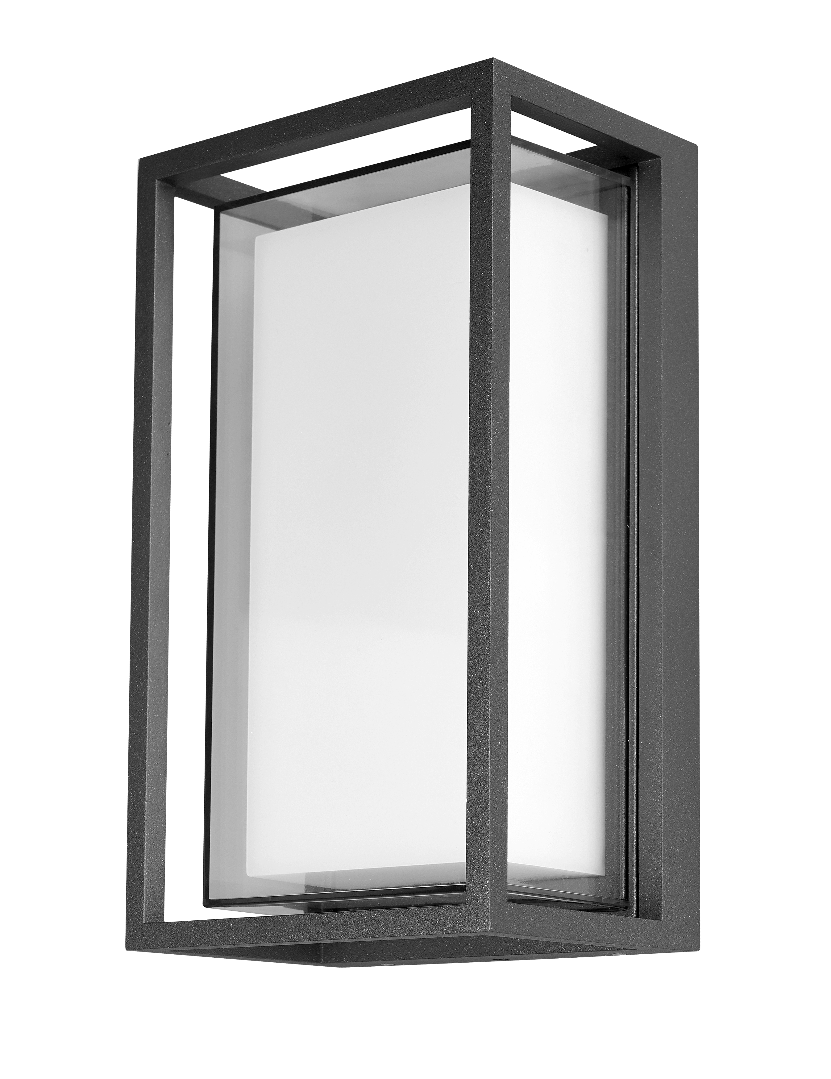 Crew 12W LED Tricolour Wall Exterior Matt Black