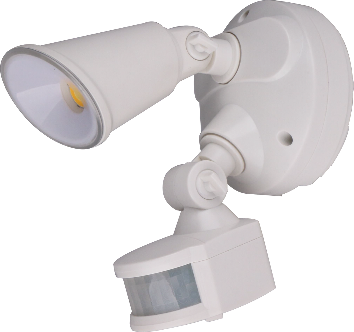 Defender Single Spot LED Outdoor Flood Light 10w Tricolour Sensor White
