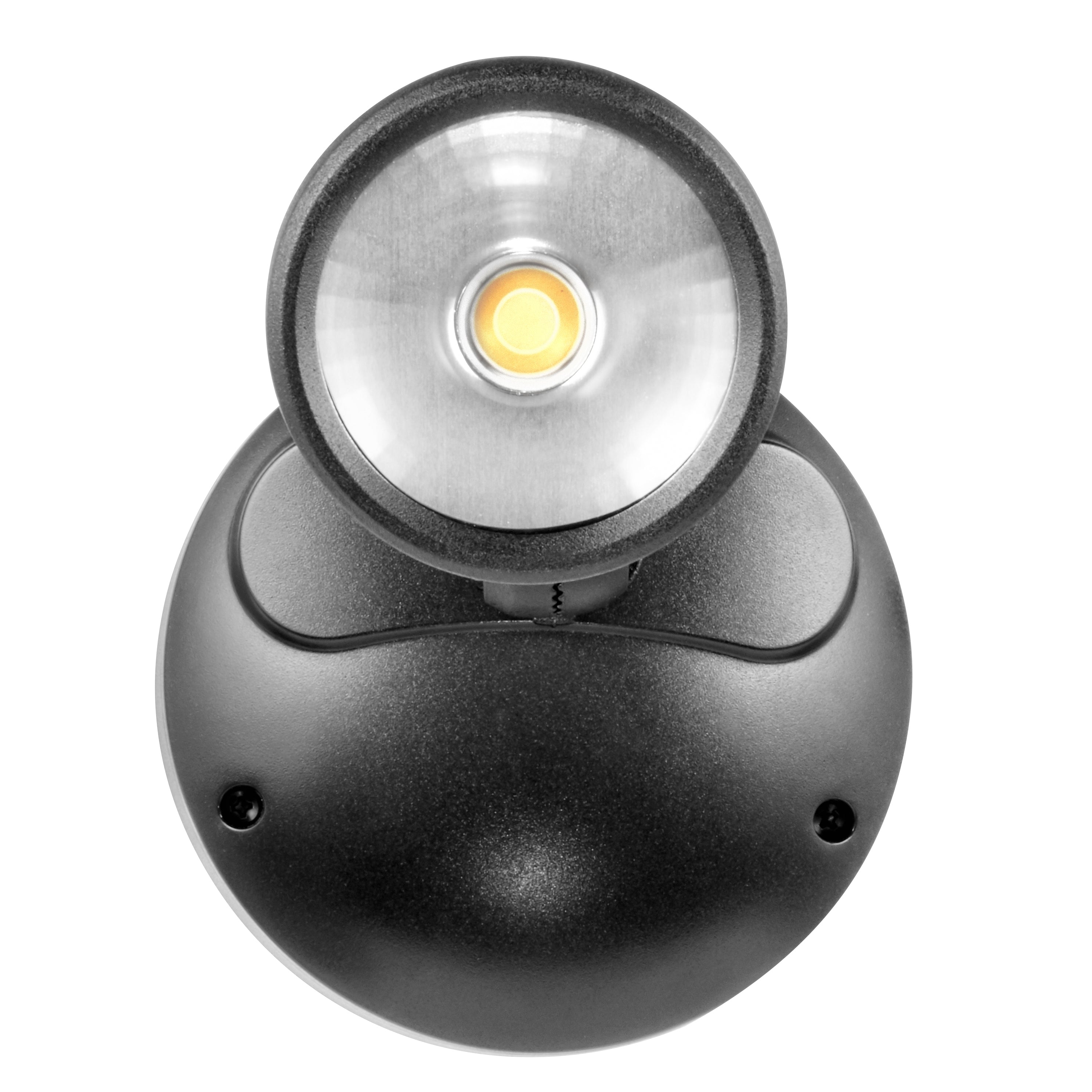 Fortress PRO LED Flood Light Outdoor IP65 Single Spot 18w Tricolour Matt Black