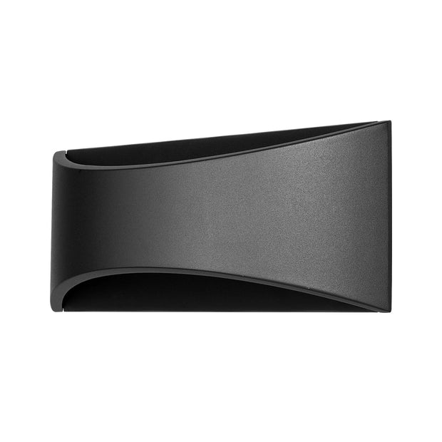 Nova 6W LED Tricolour Wall Exterior Small Matt Black