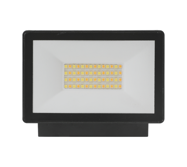 Opal LED Outdoor Flood Light 20w Tricolour Matt Black