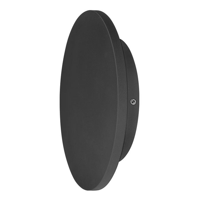 Torino 8W LED Tricolour Wall Exterior Small Matt Black