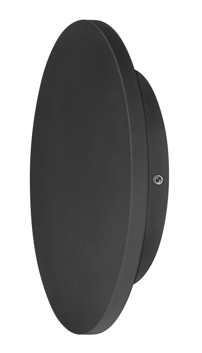 Torino 9W LED Tricolour Wall Exterior Large Matt Black