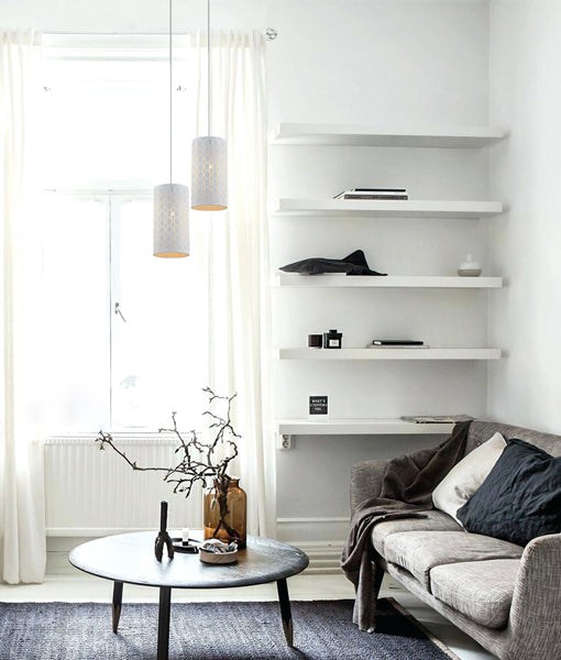 MODELLO: Modern Embossed Oblong Shape Pendant Lights