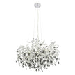 Molena Gold or Chrome & Crystal 8 Light Pendant