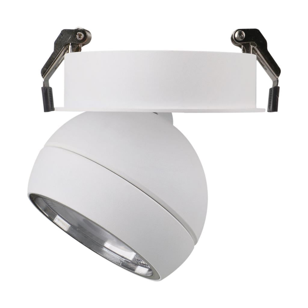 moon 6 9w 240v trio recessed ceiling light flood moon rec fld