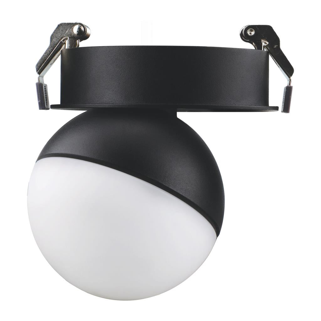 moon 6 9w 240v trio recessed ceiling light opal moon rec opal