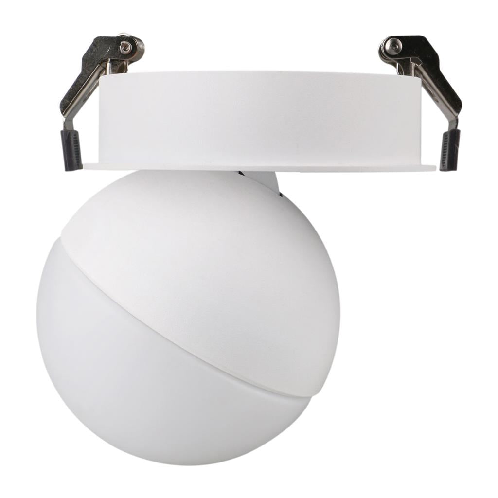 moon 6 9w 240v trio recessed ceiling light opal moon rec opal