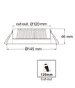 MOTION: LED Recessed Motion Sensor Downlights