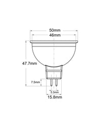 Thumbnail for MR16 AC/DC LED Globes (6W)
