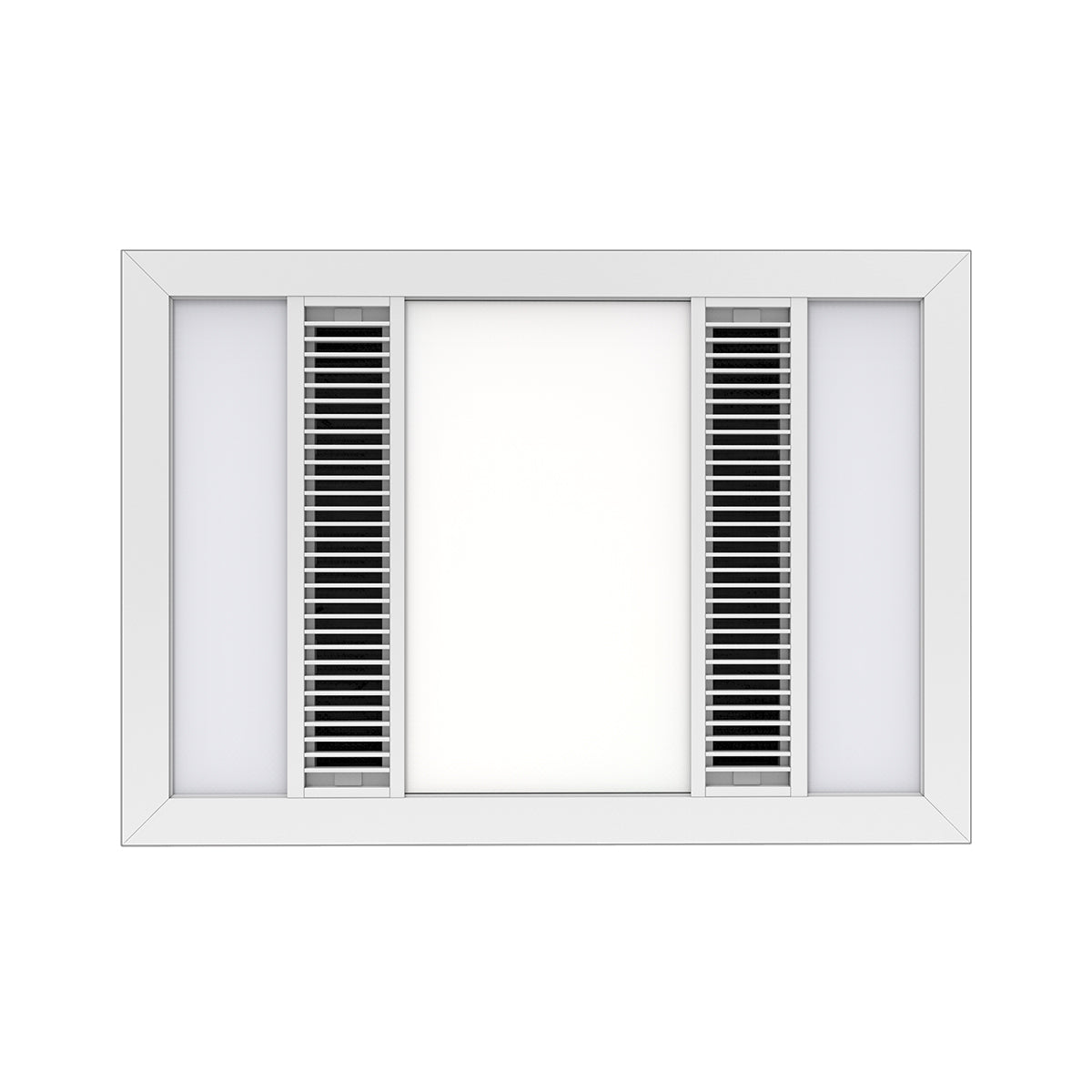 MANROSE RIO Premium High Air Extraction - 3 in 1 Heat, Light & Exhaust -1000w Halogen Heat Lamp, 2 x 12W LED Panel  - White