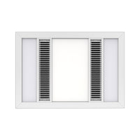 Thumbnail for MANROSE RIO Premium High Air Extraction - 3 in 1 Heat, Light & Exhaust -1000w Halogen Heat Lamp, 2 x 12W LED Panel  - White