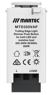 Dimmer Push Button Electronic Mechanism LED 350VA Trailing Edge