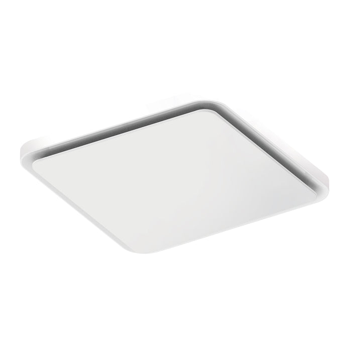 Saturn Square 200mm Exhaust Fan White