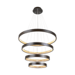 Margo 100+80+60+40 GRA 4 Tier 130W 3K LED Adjustable Crystal Pendan