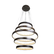 Margo 60+80+100+80+60 GRA 5 Tier 184W 3K LED Adjustable Crystal Pendant