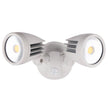 Fortress II LED Flood Light Outdoor Double Spot 2 x 15w Tricolour White
