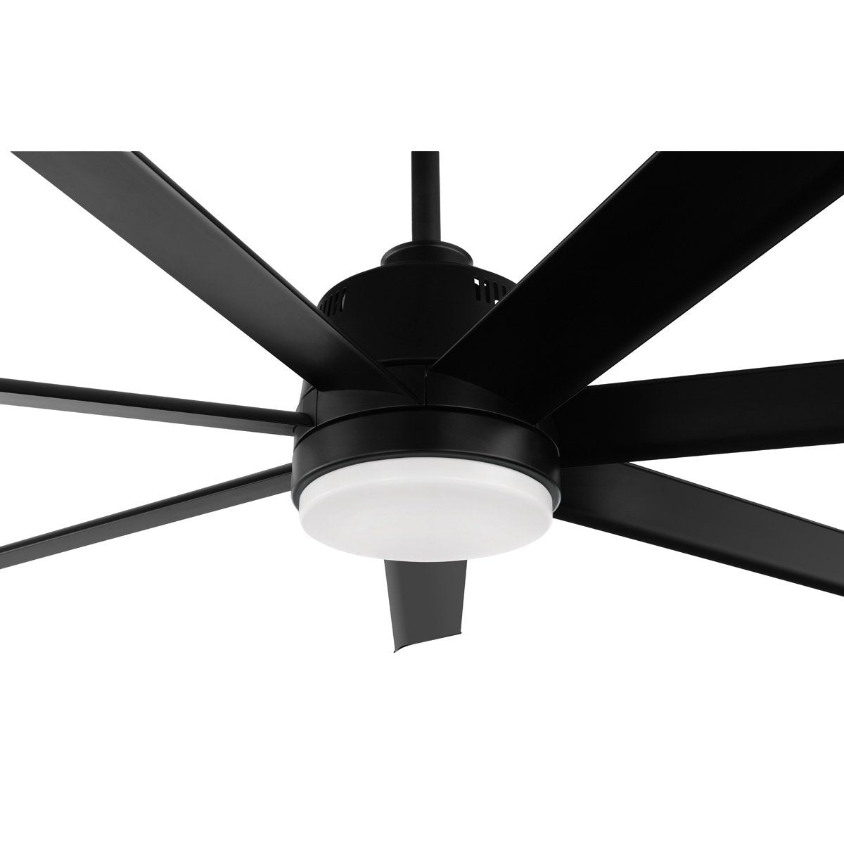 Matt Black Eglo Tourbillion DC Ceiling Fan Light Kit - 202968