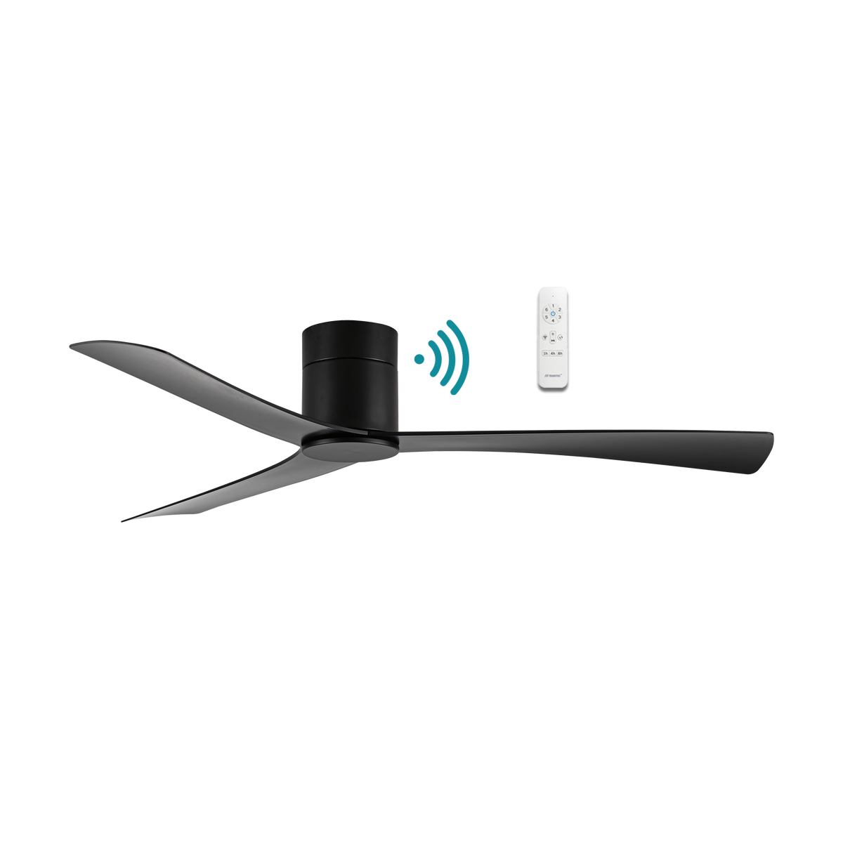 Metro DC Close to Ceiling 3 ABS Blade 1320mm Hugger WIFI & Remote Cont