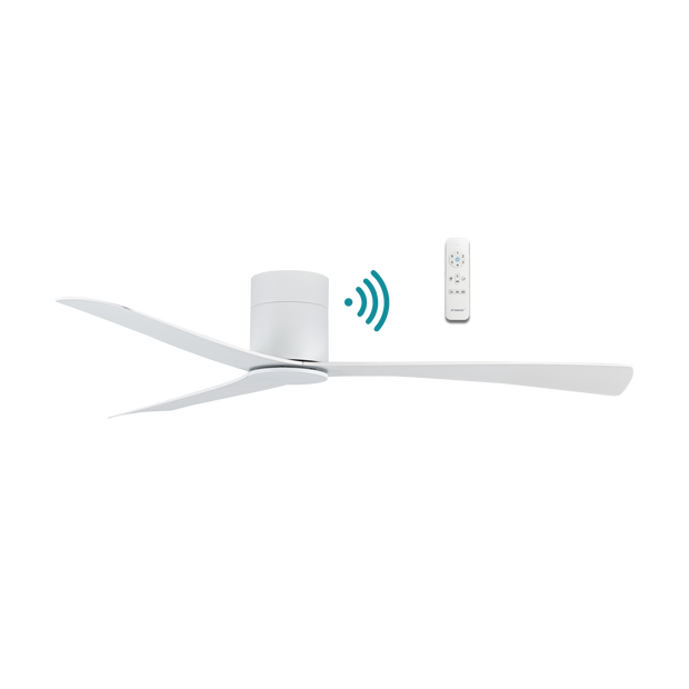 Metro DC Close to Ceiling 3 ABS Blade 1320mm Hugger  WIFI & Remote Control Ceiling Fan