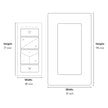 Three Sixty Mi Remote Slimline + Dimmer For AC Fans