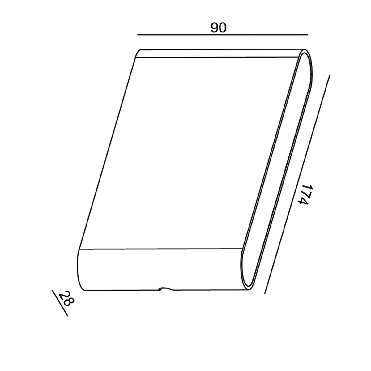 Micro Maxi LED Integrated Exterior Light