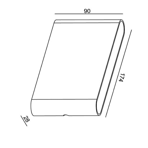 Micro Maxi LED Integrated Exterior Light