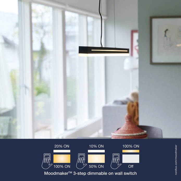 Skylar Industrial Pendant Light Black
