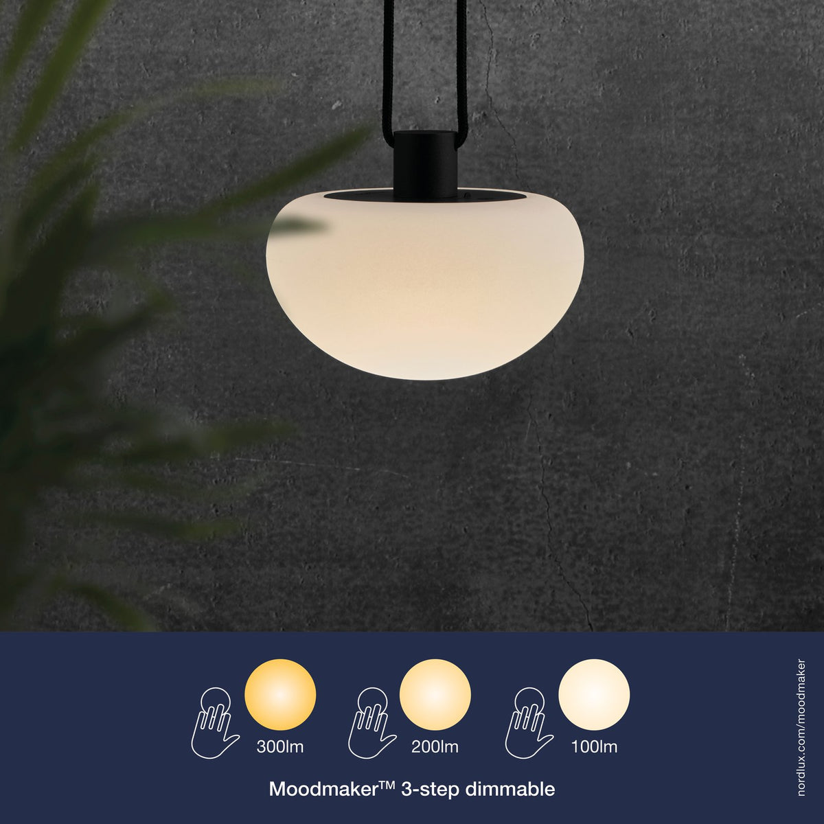 Sponge Portable Lamp Black/white
