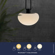 Sponge Portable Lamp Black/white