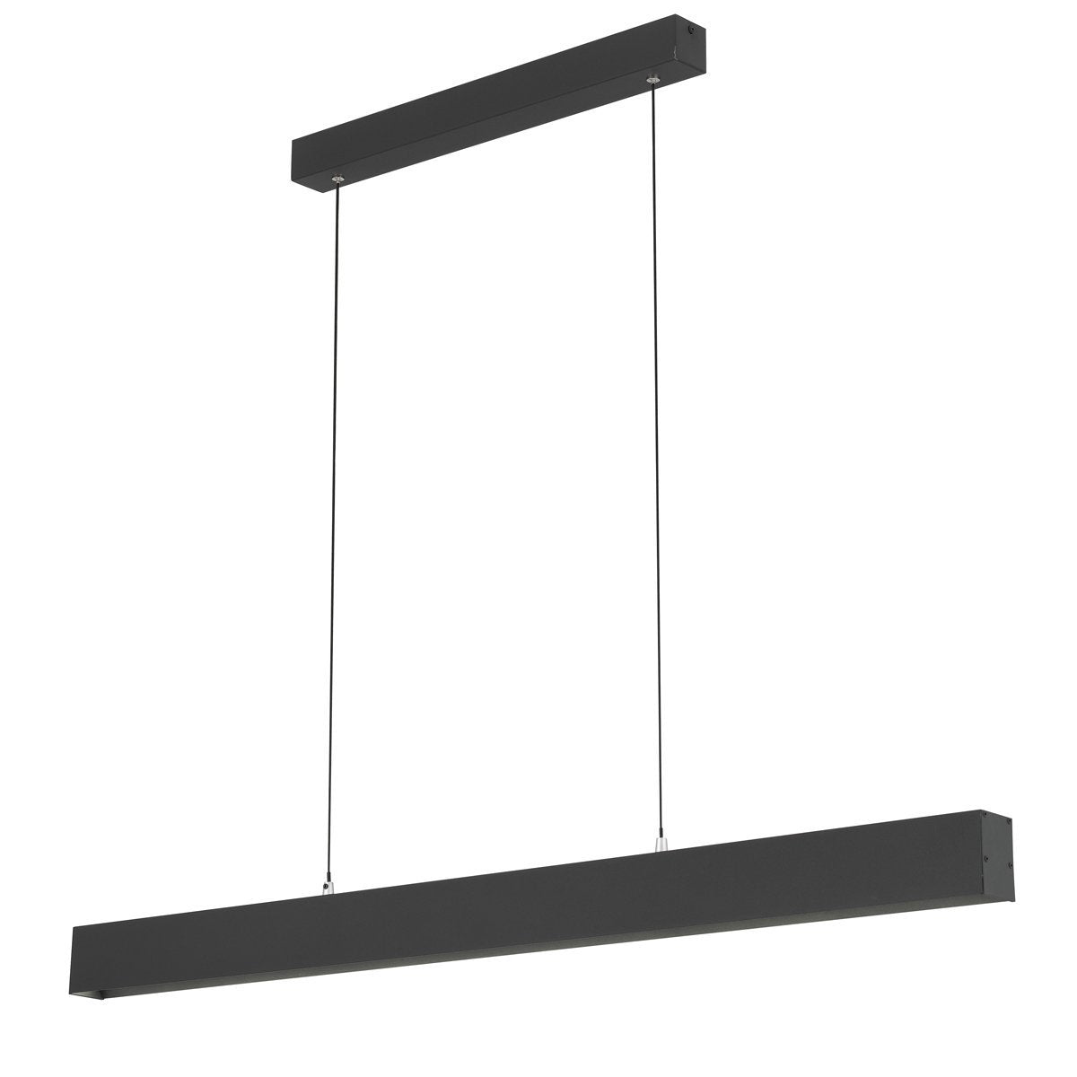 Navaro 1200mm Smart 40W LED Matt Black Pendant Light