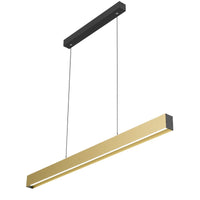 Thumbnail for Navaro 1200mm Smart 40W LED Black & Gold Pendant Light