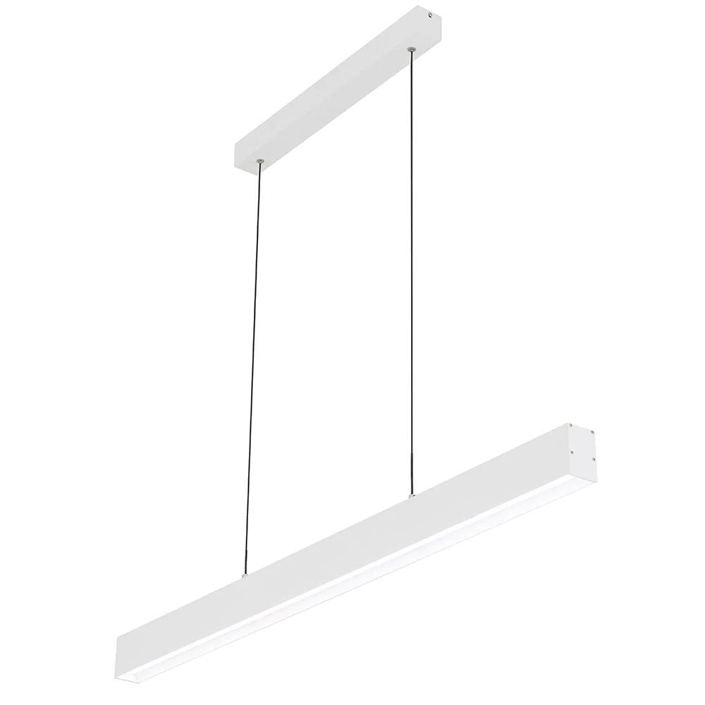 Navaro 1200mm Smart 40W LED White Pendant Light